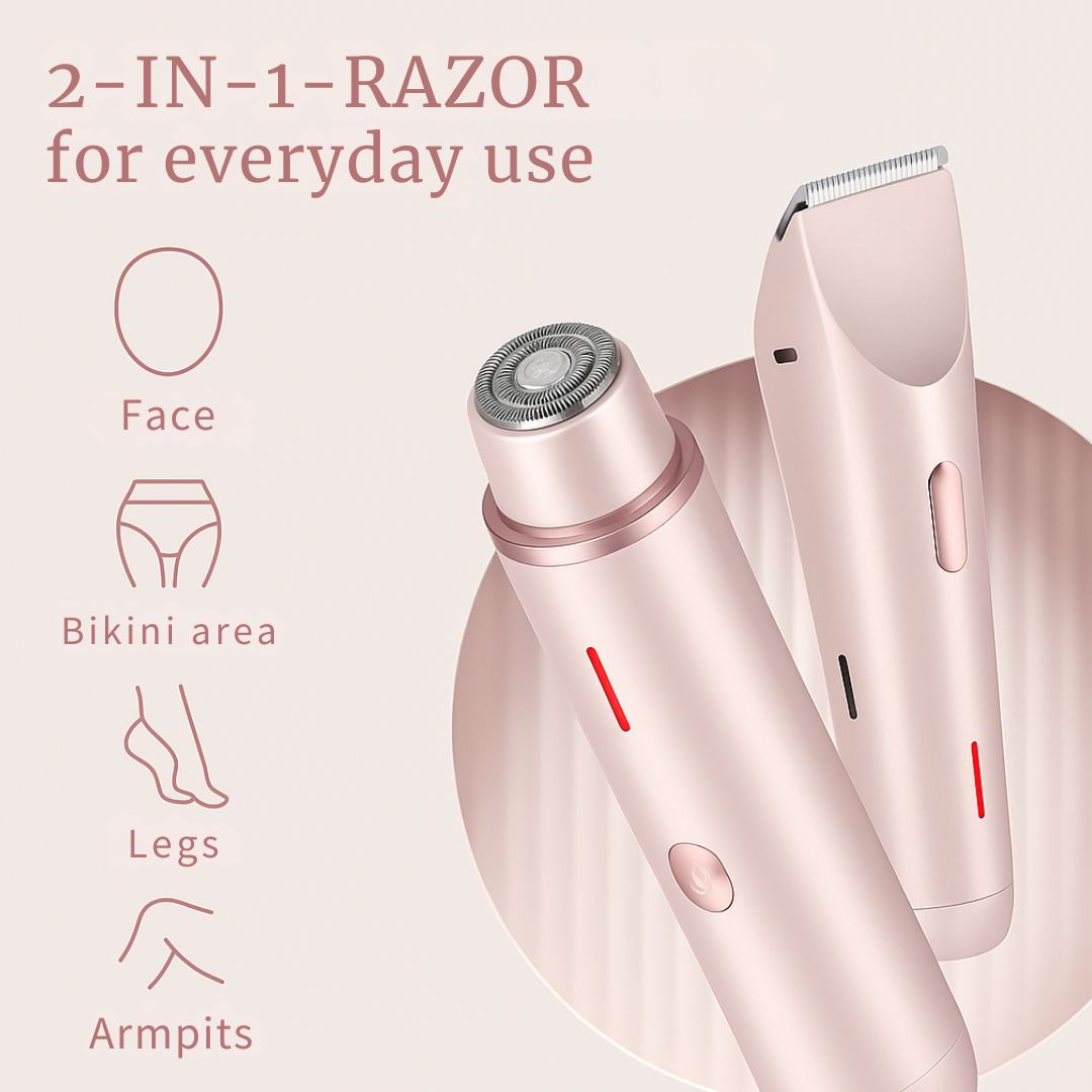 the LUMORA™ 2in1 Shaver